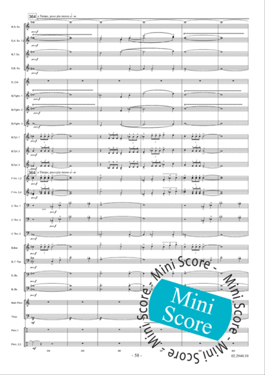 Aurora Fanfare Band scores gallery preview page 64