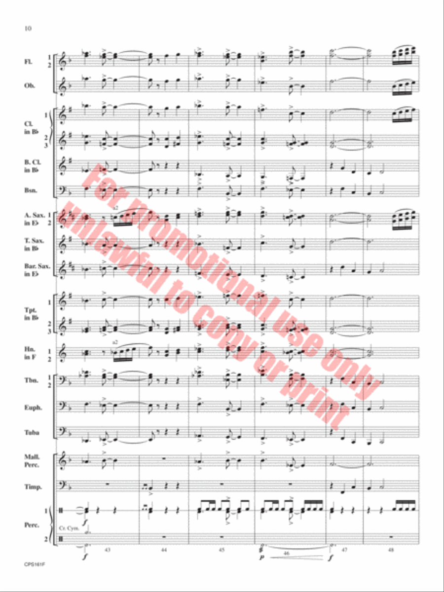 Thrive Concert Band scores gallery preview page 11