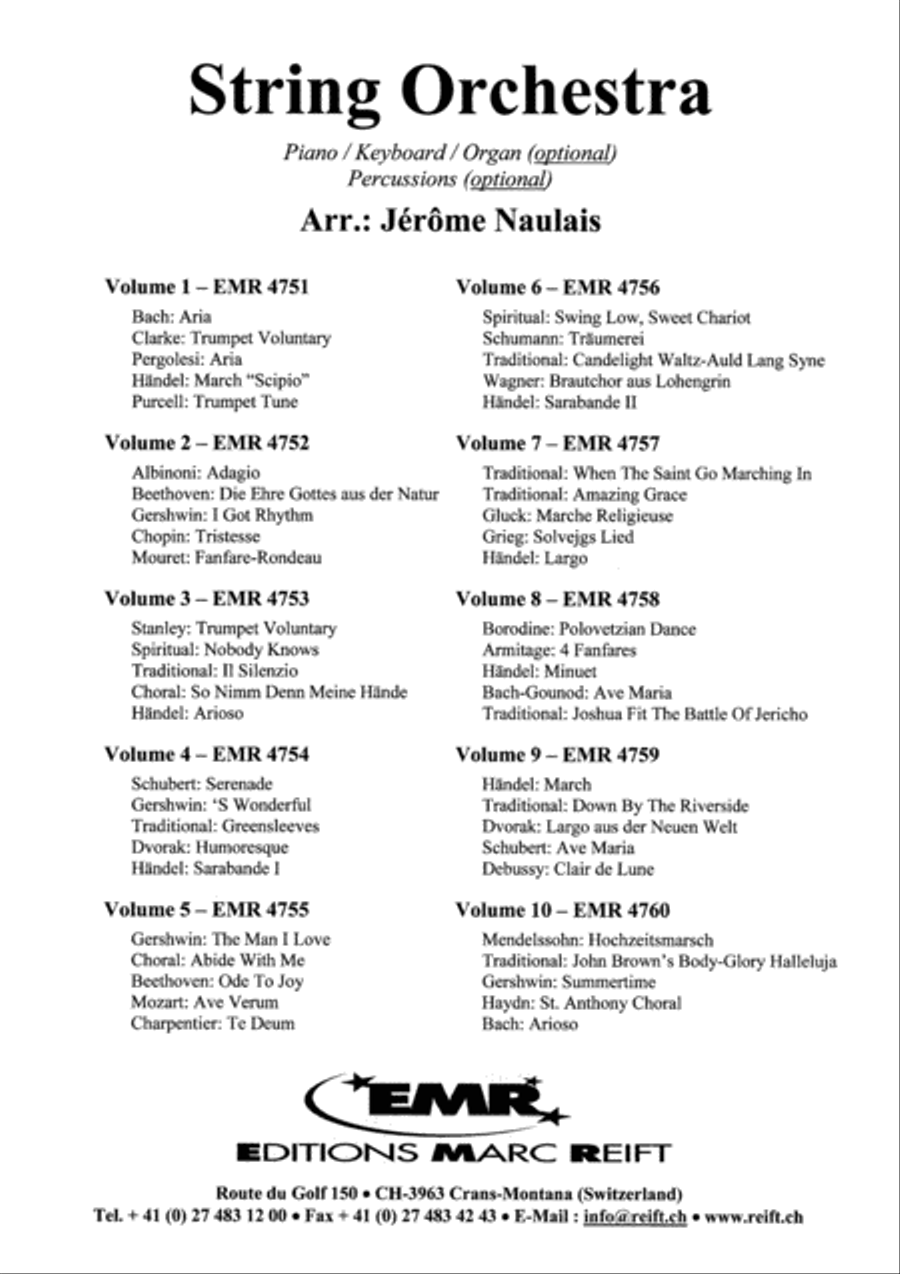 Album Volume 1 String Orchestra scores gallery preview page 8