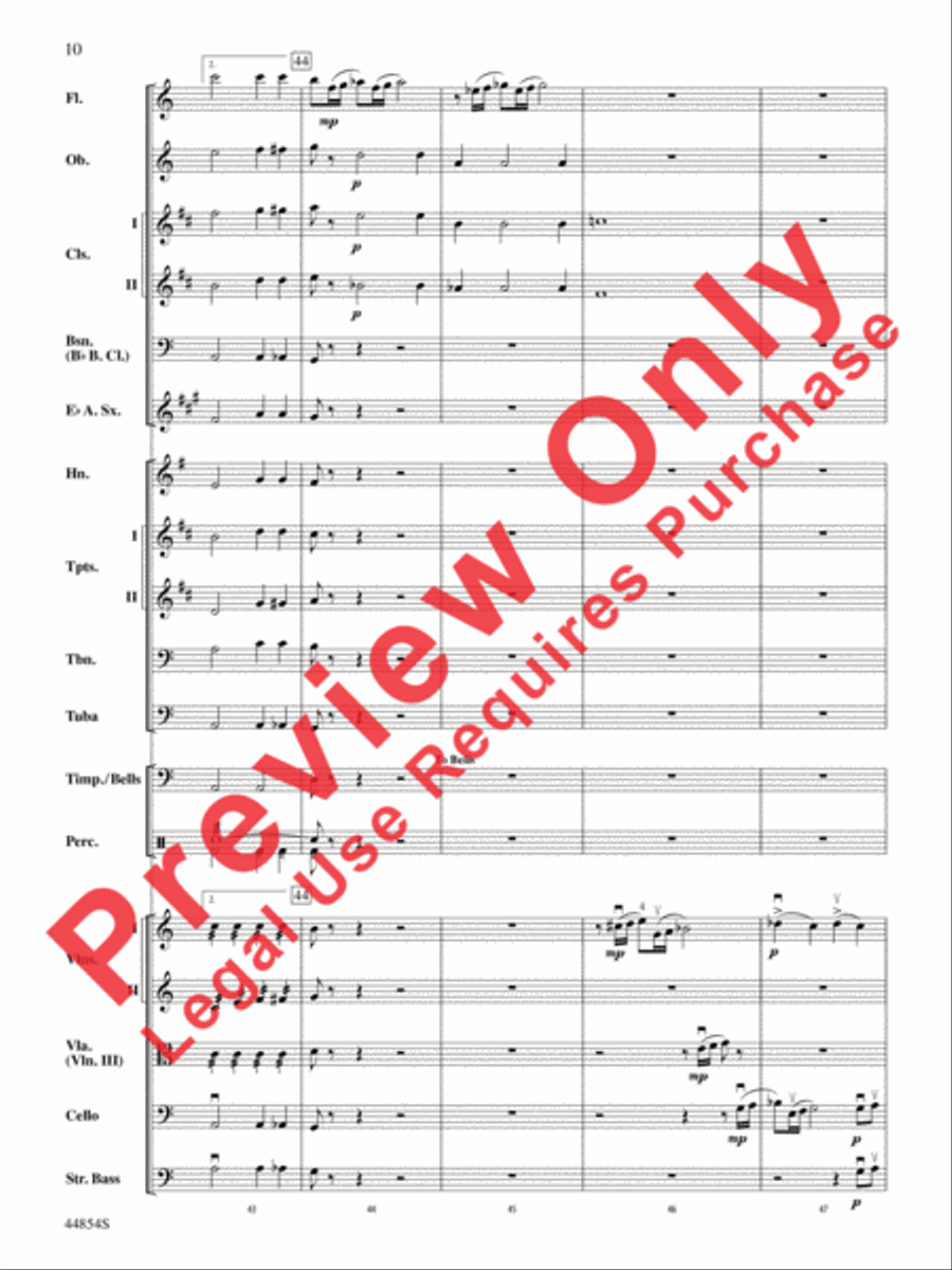 Romeo and Juliet Overture Full Orchestra scores gallery preview page 30