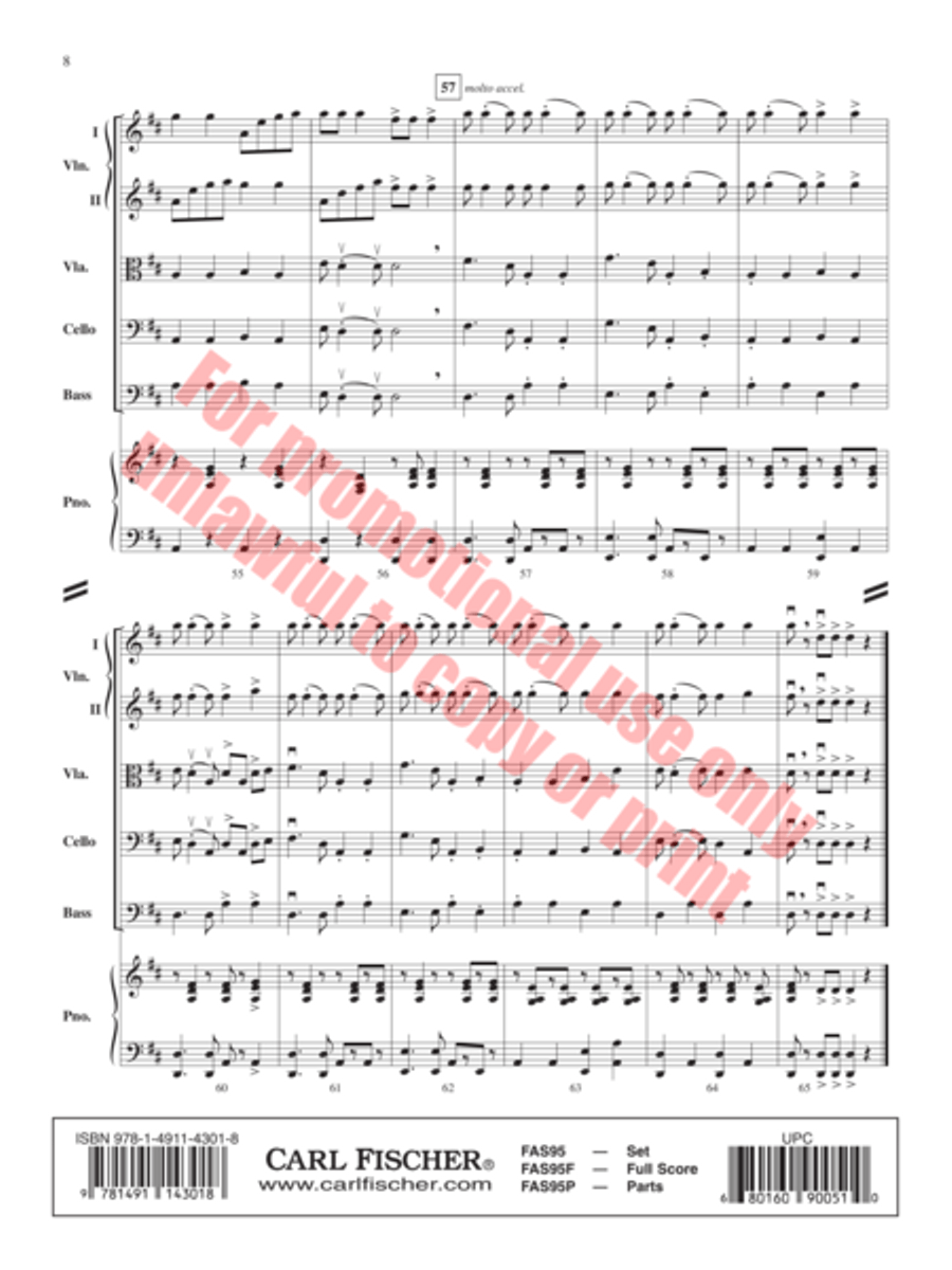 Stamp and Dance String Orchestra scores gallery preview page 9