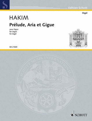 Book cover for Prélude, Aria et Gigue