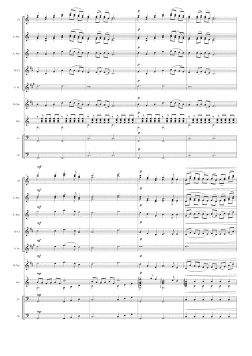 Silent Night - For Small Orquestra (arr. Renato Brito - Score and parts) image number null