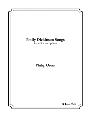 Emily Dickinson Songs (voice and piano)