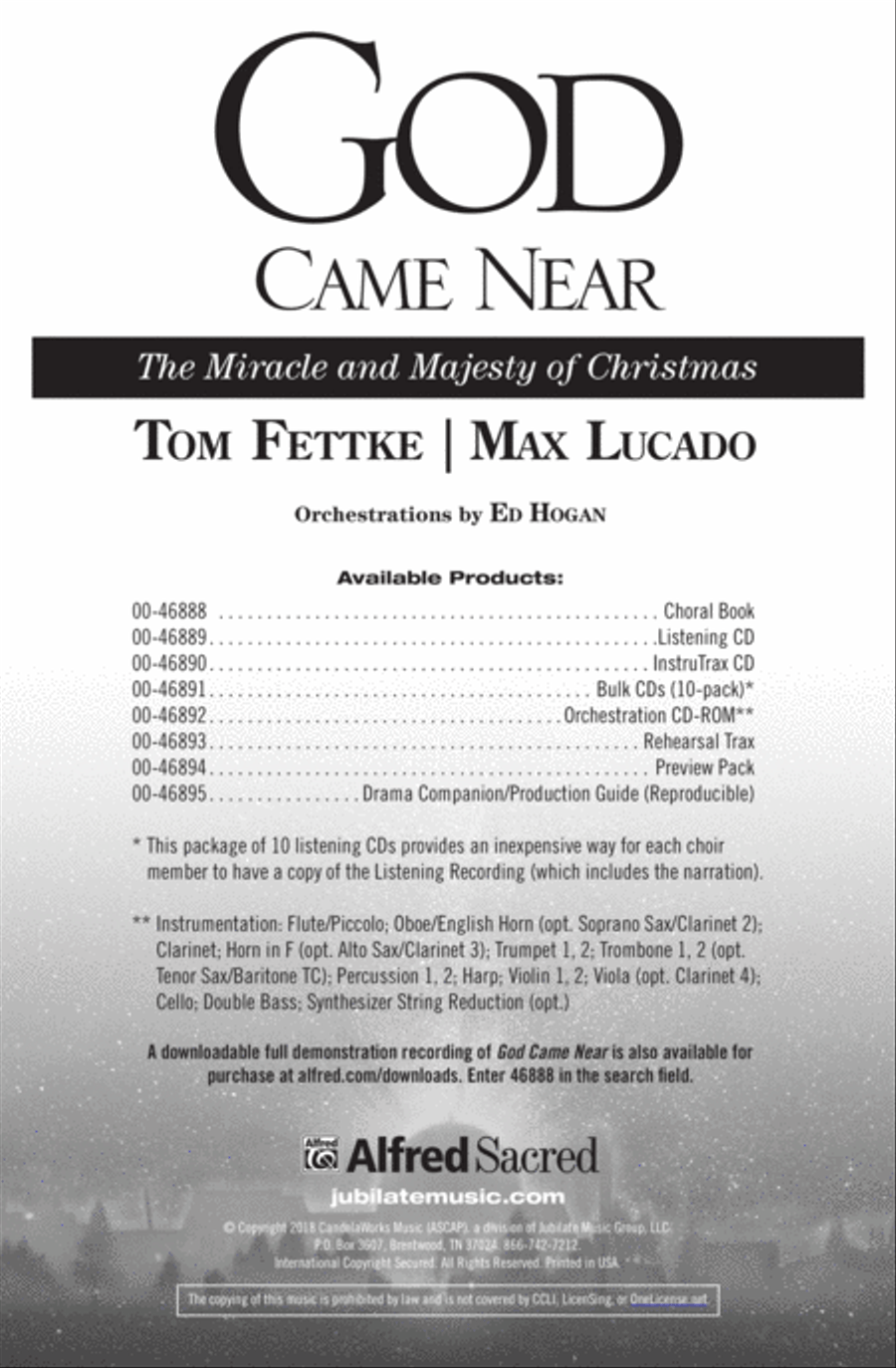 God Came Near God Came Near Choir scores gallery preview page 2