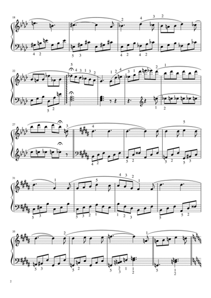 "Liebestraume No.3" Piano solo,beginner - Intermediate  image number null