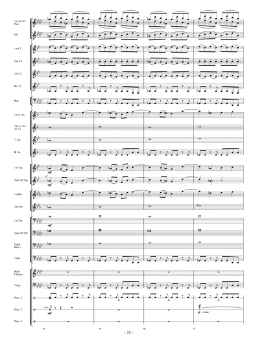 Adventures Concert Band scores gallery preview page 20