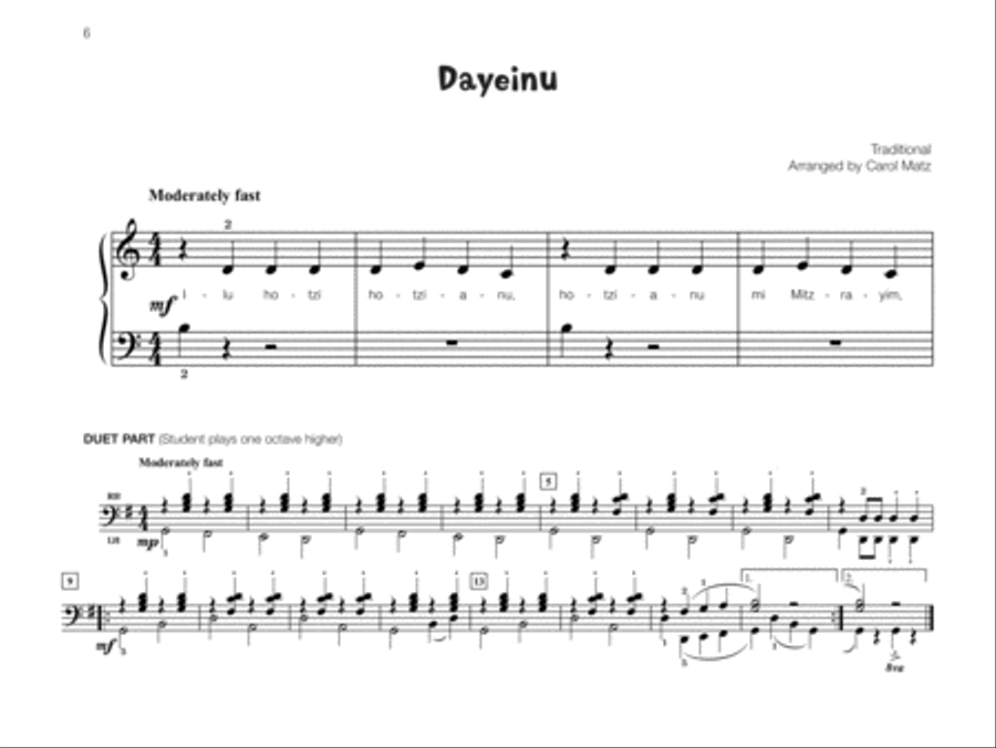 Famous & Fun Jewish Songs 1-3 (Value Pack) Piano Method scores gallery preview page 3