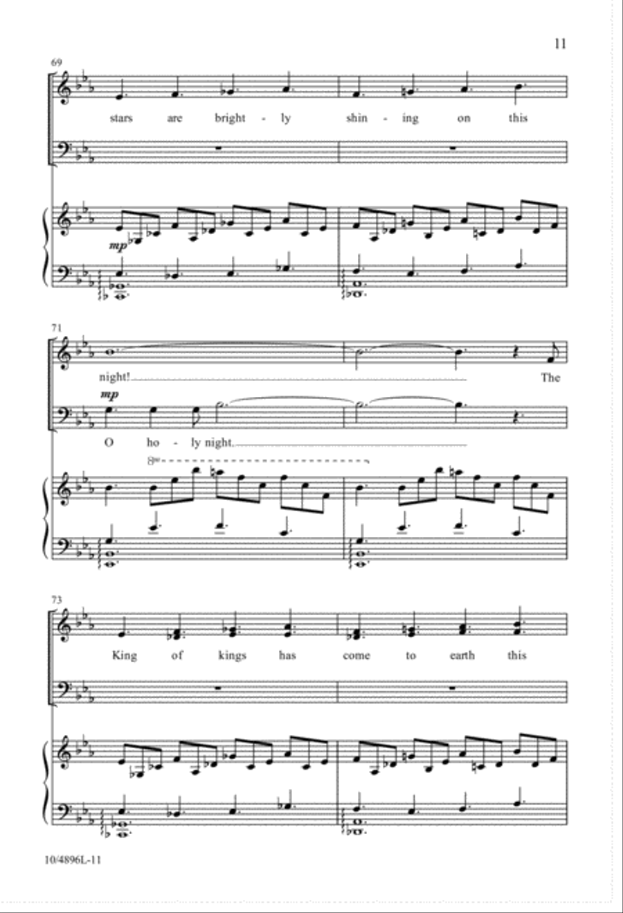 O Night Divine O Night Divine 4-Part scores gallery preview page 11