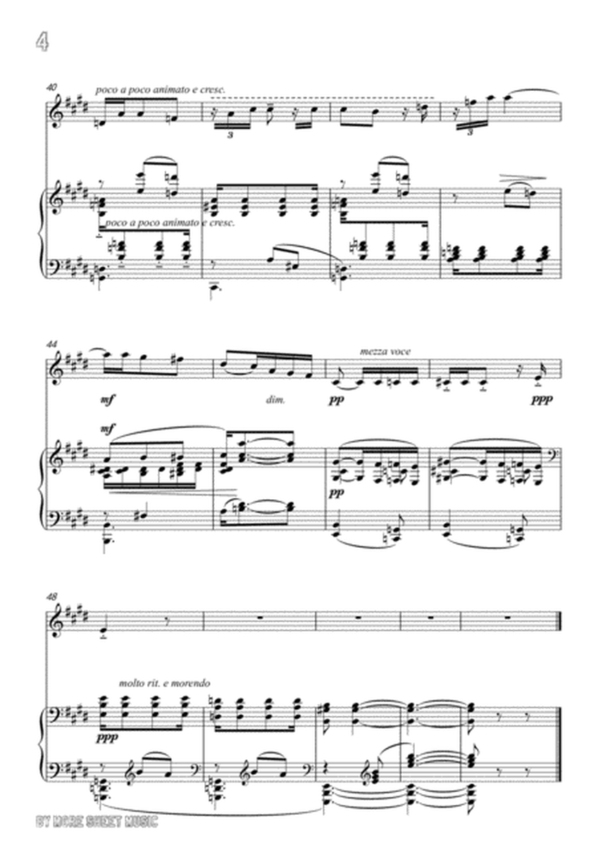 Debussy-'Tis the Languor of all Rapture, for Violin and Piano image number null
