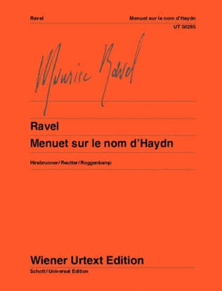 Menuet sur le nom d'Haydn