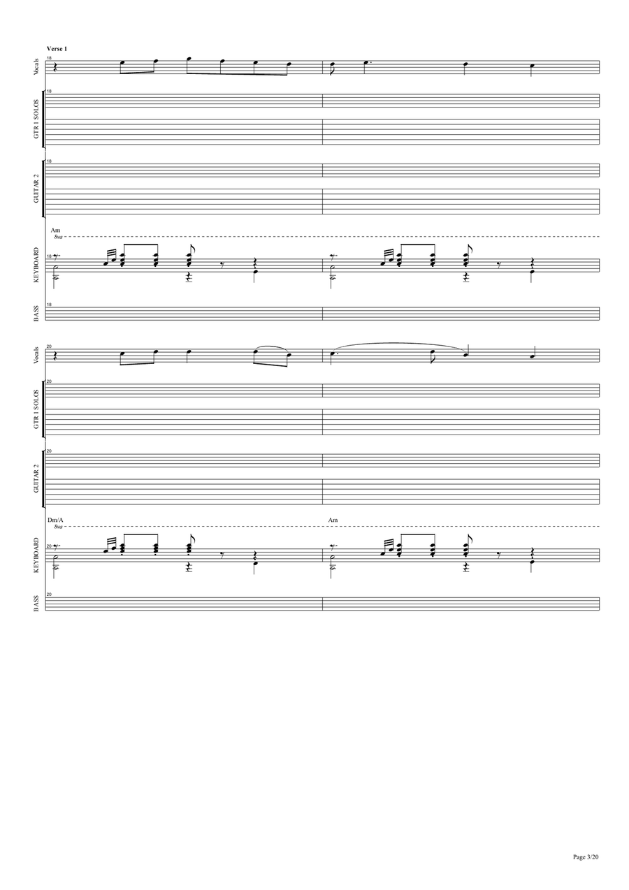 Djurdjevdan /Свети Георги - Goran Bregovic /Ку-ку Бенд cover by SLAVE Acoustic Guitar scores gallery preview page 4