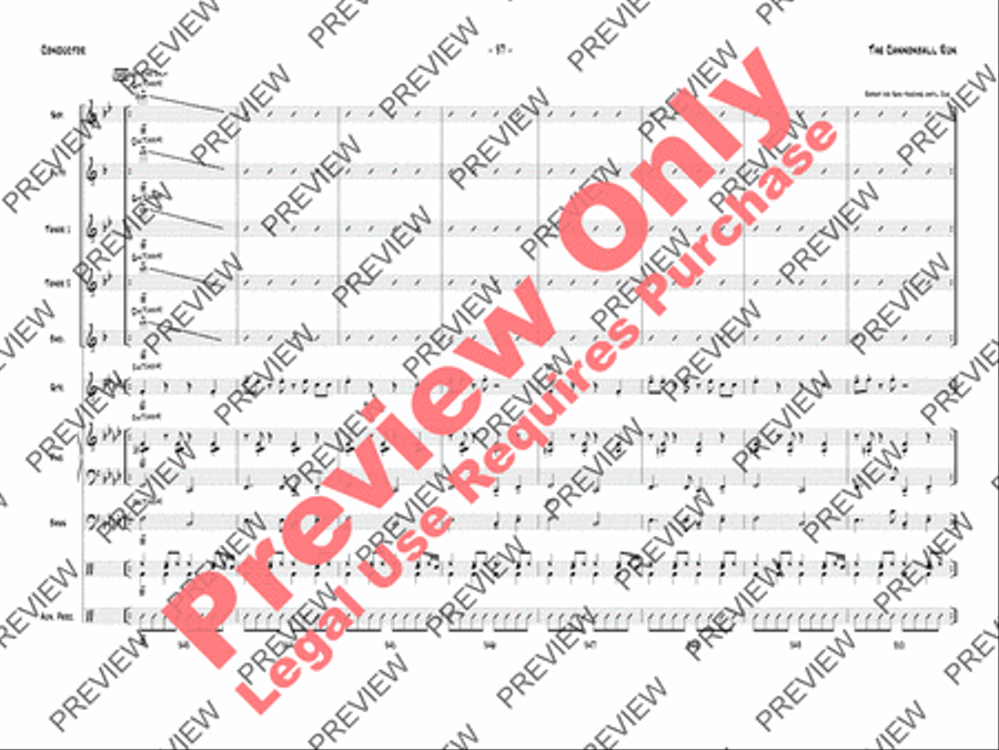 The Cannonball Run The Cannonball Run Jazz Ensemble scores gallery preview page 40