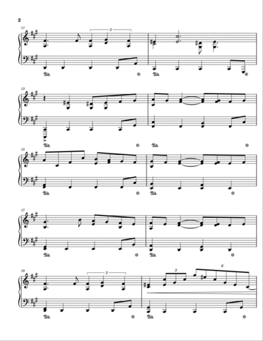 Happy Together Piano Solo scores gallery preview page 2