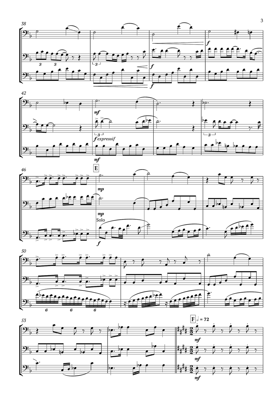 Bohemian Rhapsody Brass Ensemble scores gallery preview page 4