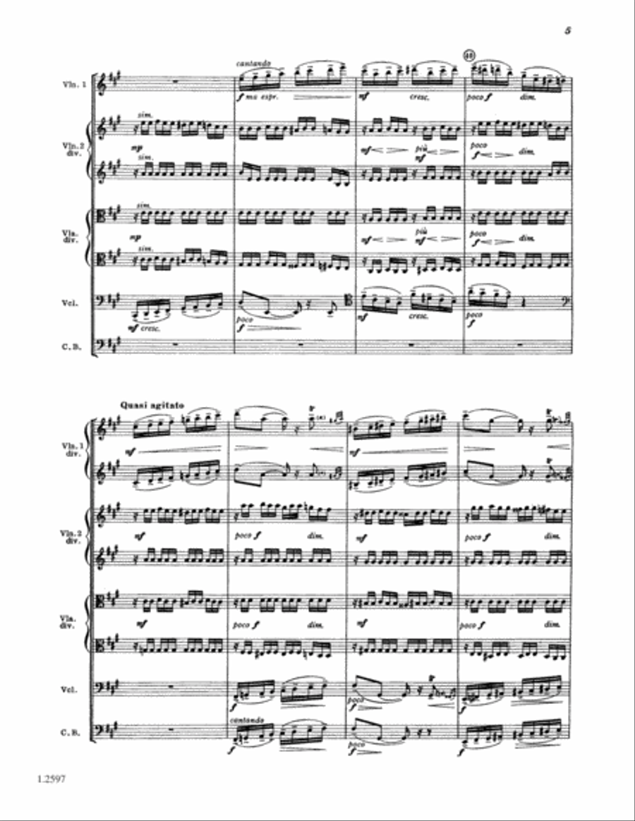 Transcendental Variations String Orchestra scores gallery preview page 4