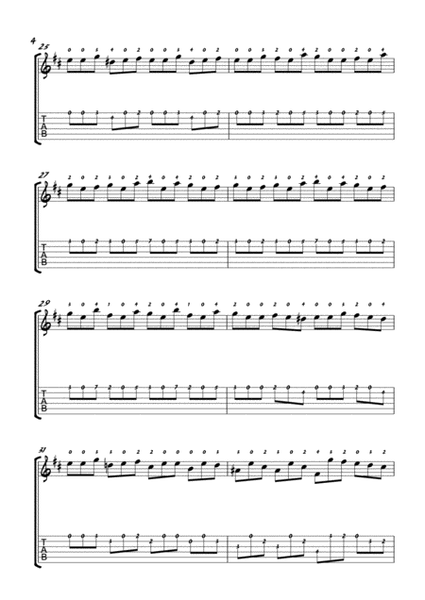 Prelude in D major BWV 1012
