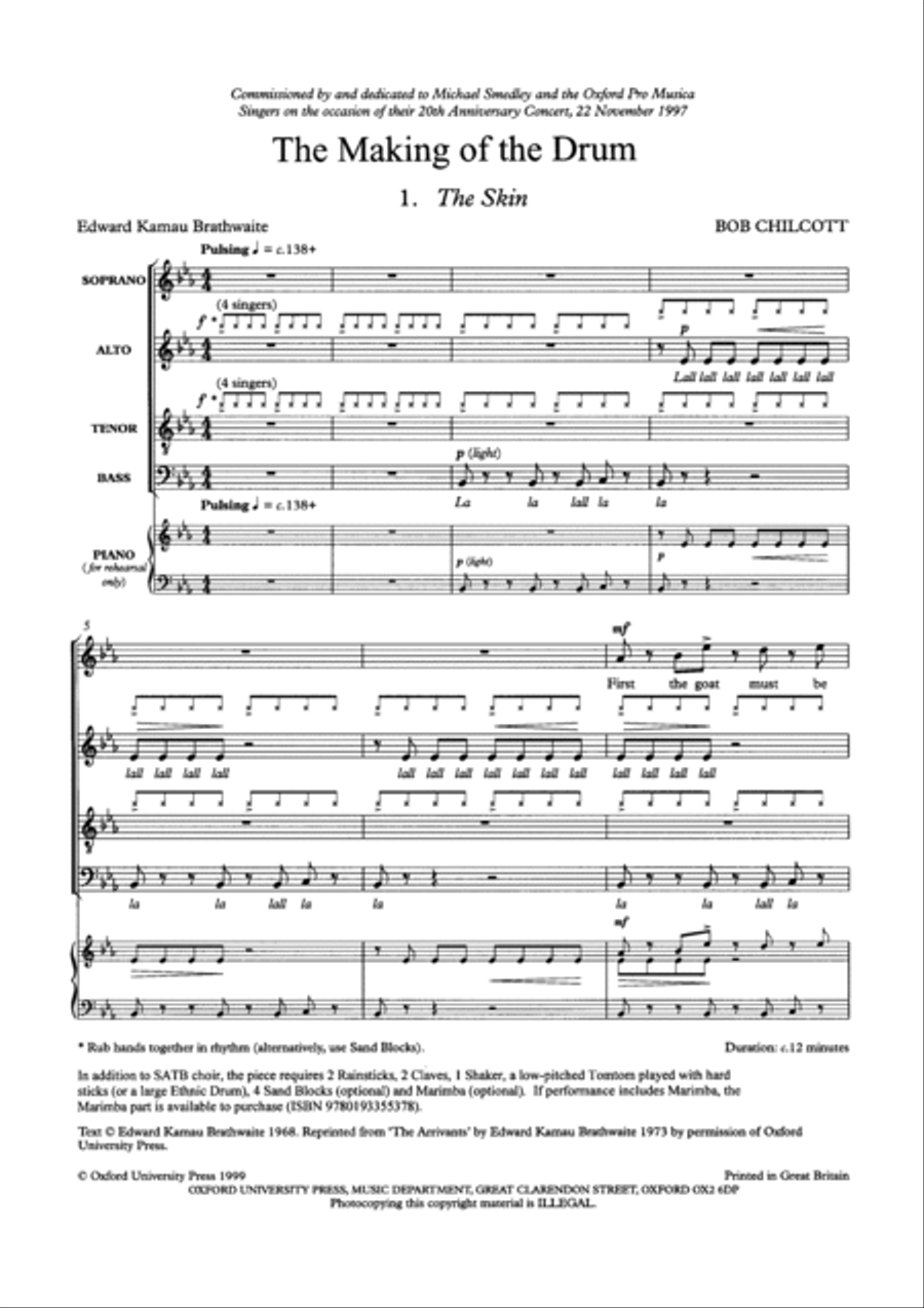 The Making of the Drum 4-Part scores gallery preview page 2