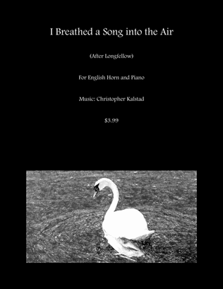 Book cover for I Breathed a Song into the Air (English Horn and Piano)
