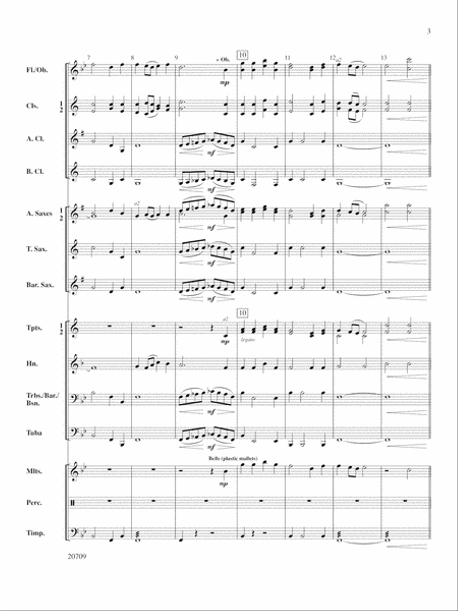 Academic Festival Overture: Score Concert Band scores gallery preview page 3