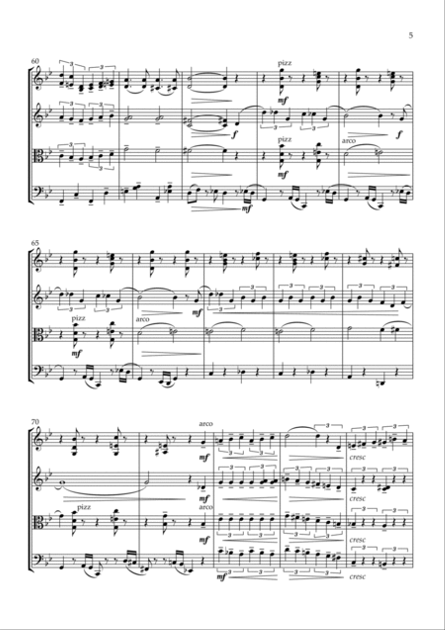 It Ain't Necessarily So String Quartet scores gallery preview page 5