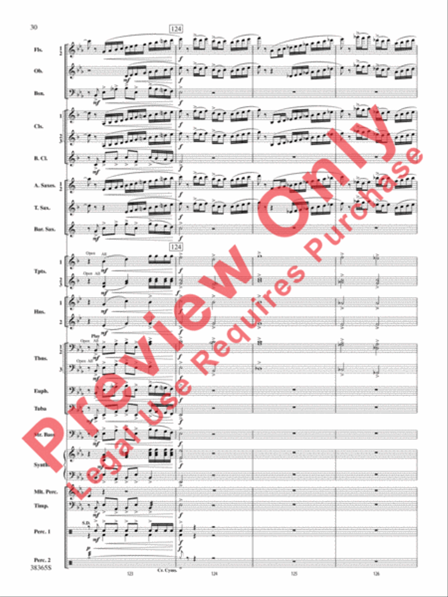 Crossroads to the Future Concert Band scores gallery preview page 31