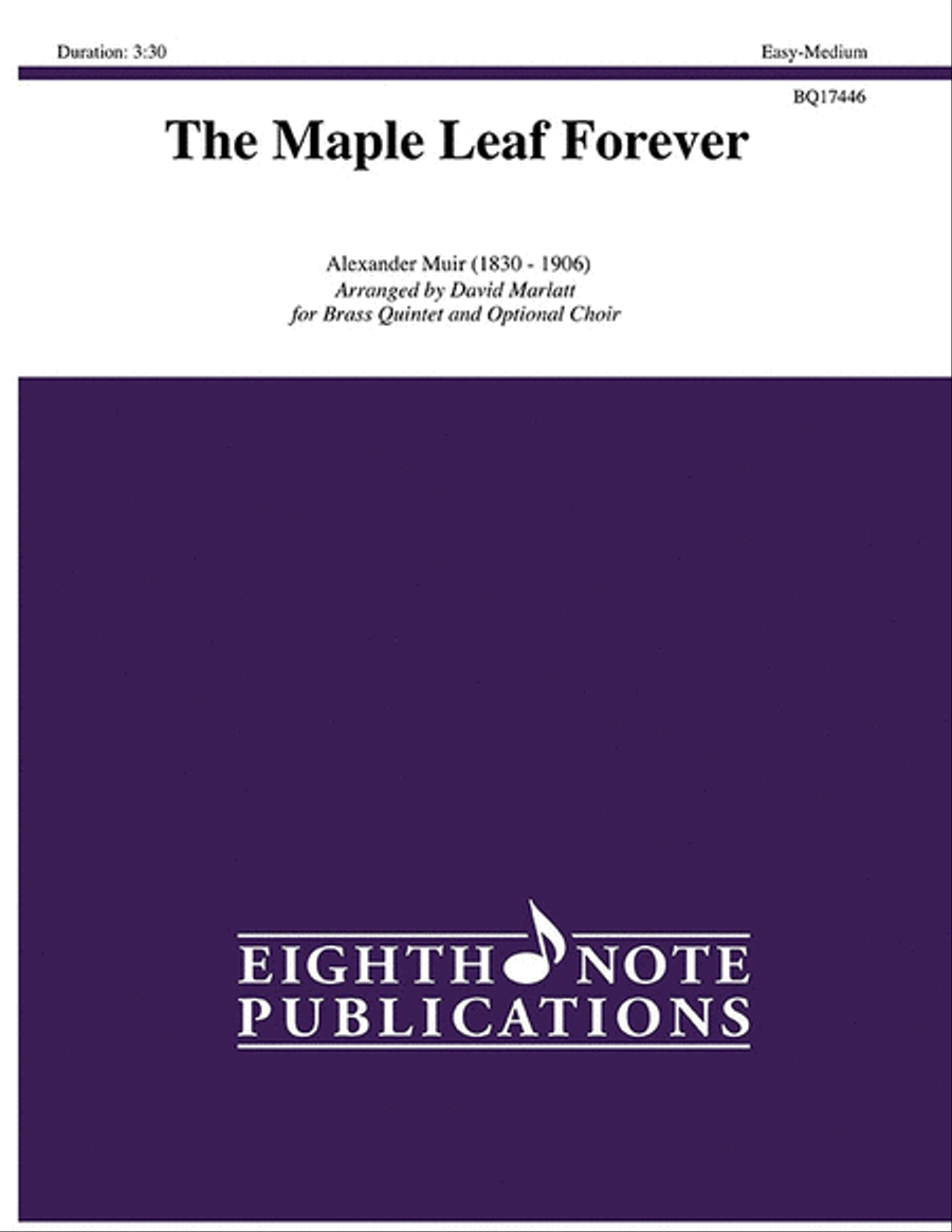 The Maple Leaf Forever Choir scores gallery preview page 1