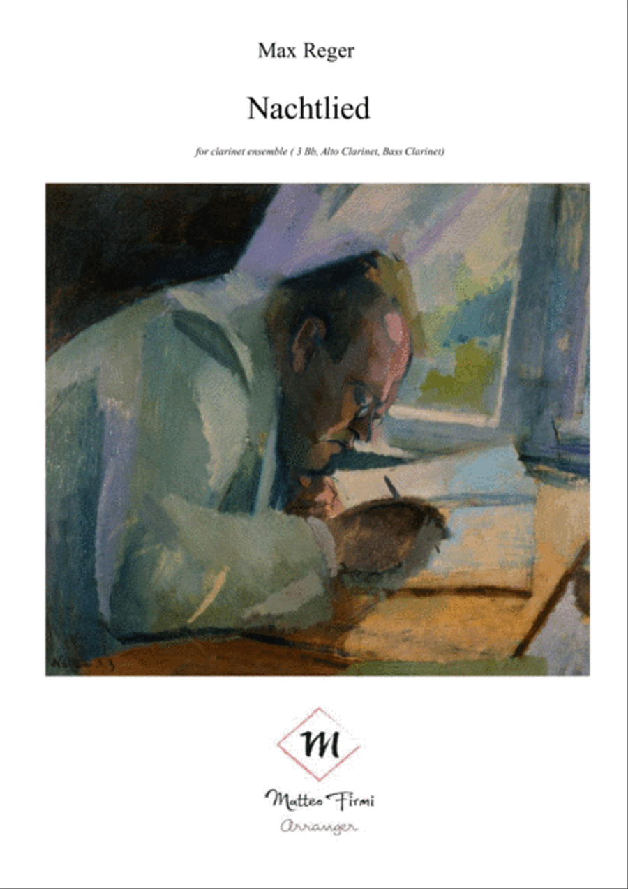 Max Reger - NachtLied Choir scores gallery preview page 1