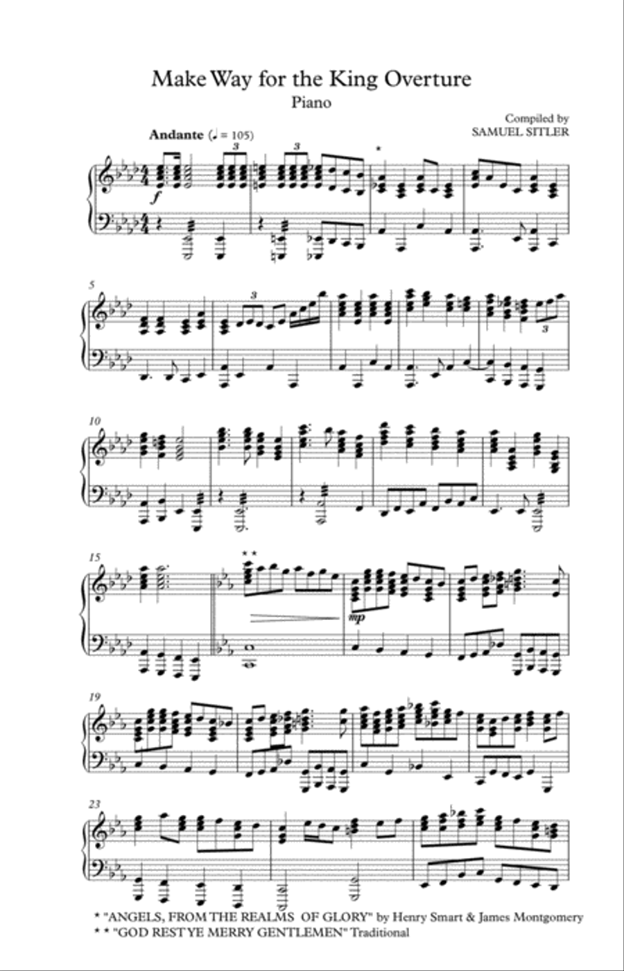 Make Way for the King (Full Cantata) 4-Part scores gallery preview page 3