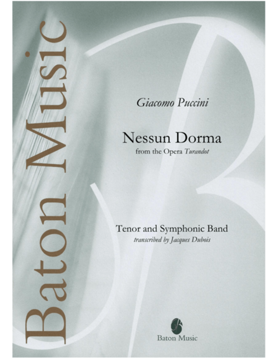 Nessun dorma Concert Band scores gallery preview page 1