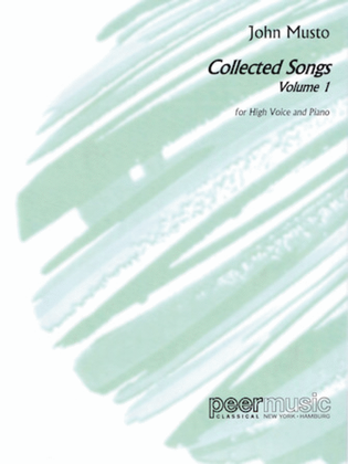 Book cover for Collected Songs for High Voice - Volume 1