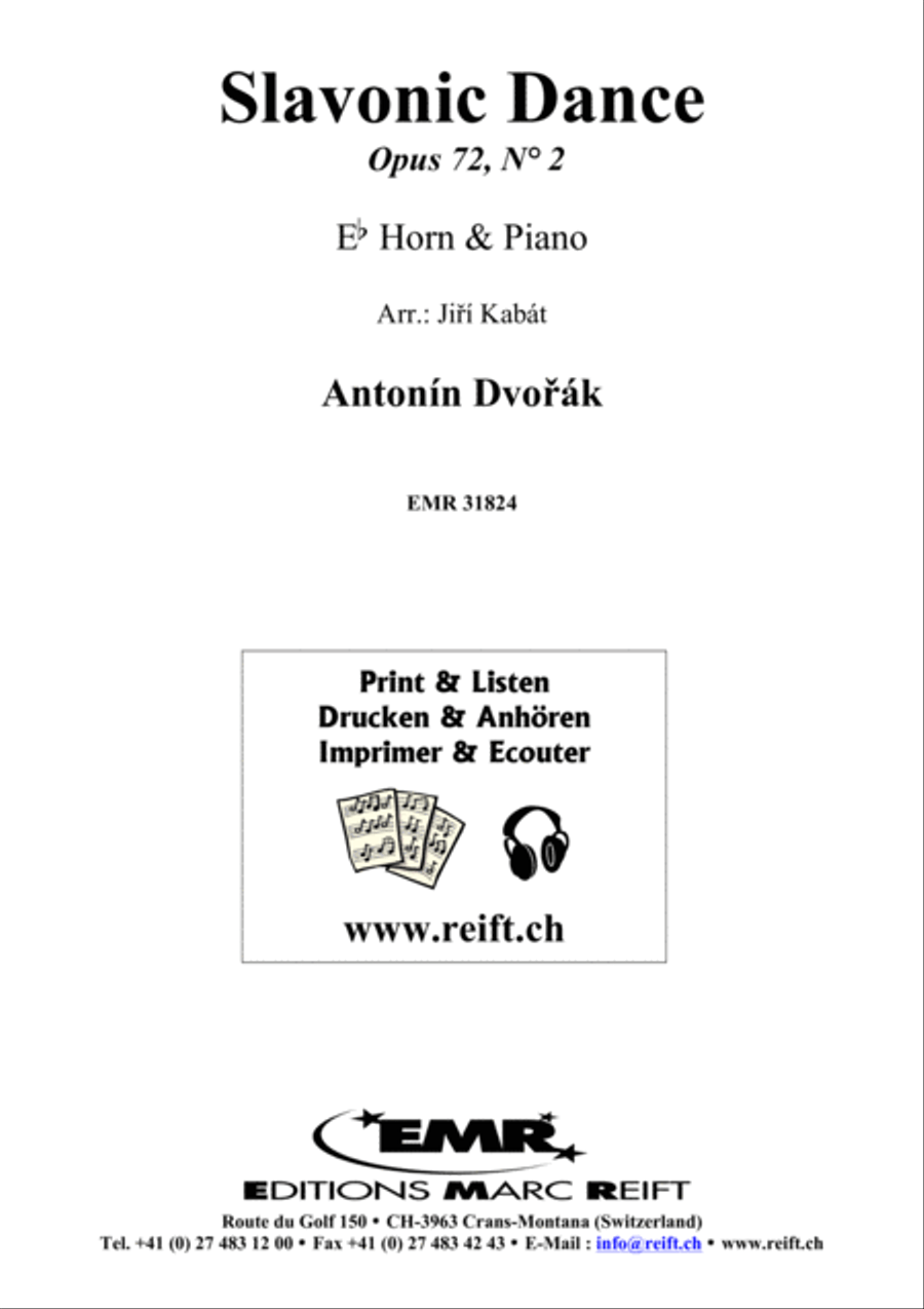 Slavonic Dance Slavonic Dance Horn scores gallery preview page 1