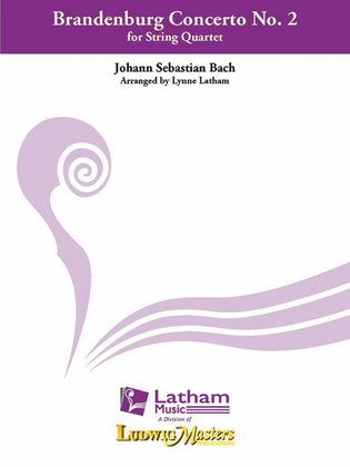 Book cover for Brandenburg Concerto No. 2 for String Quartet