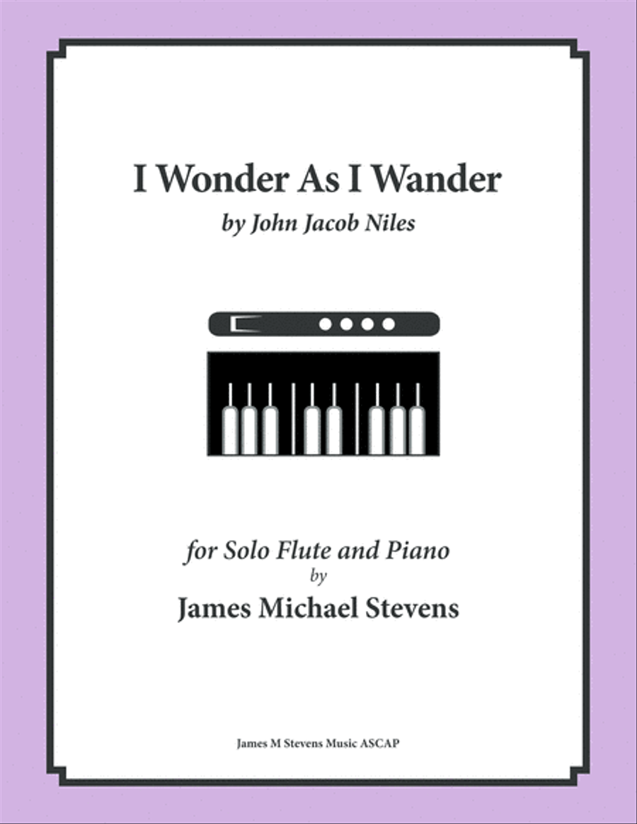 I Wonder As I Wander Flute Solo scores gallery preview page 1