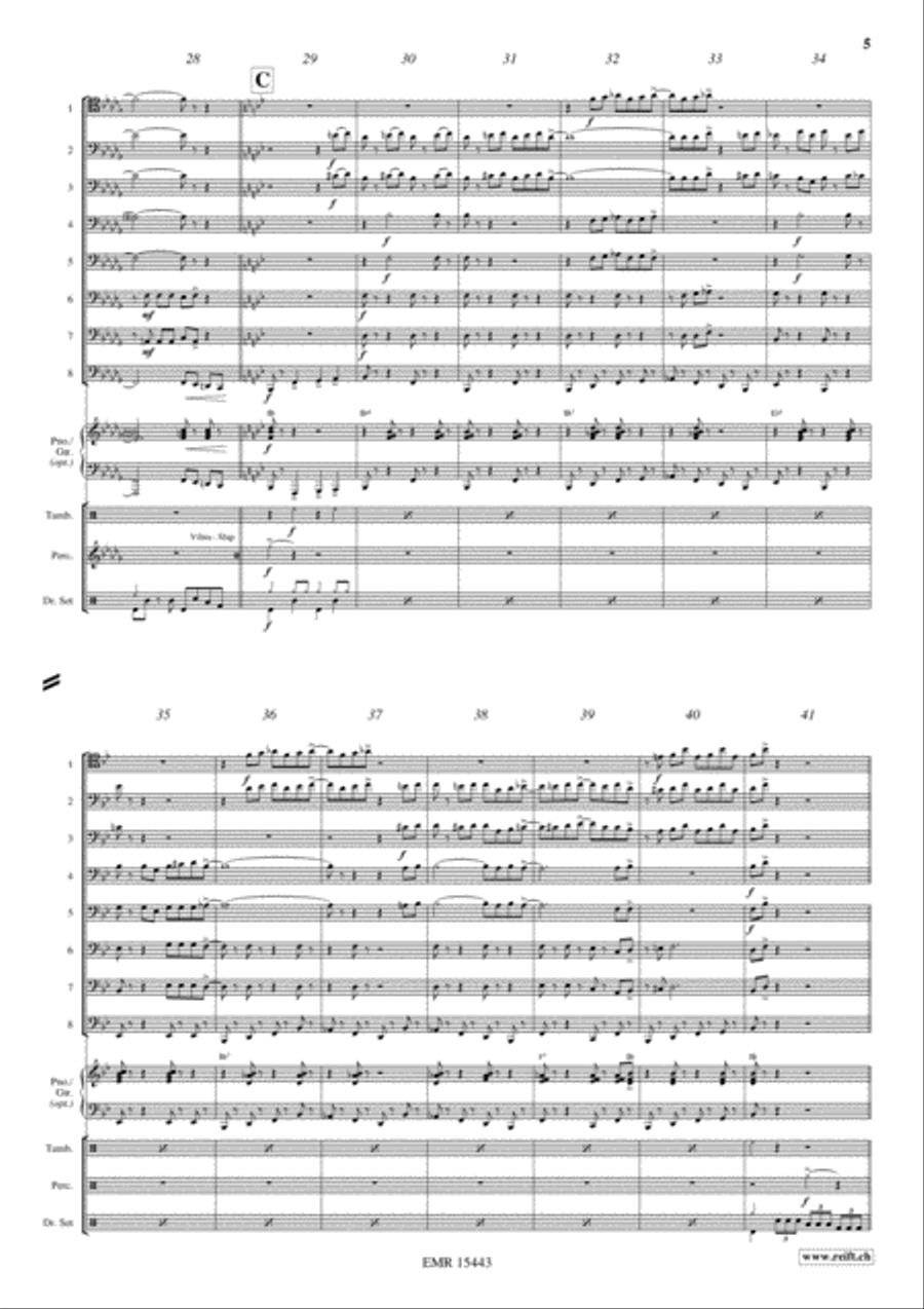 The St. Louis Blues Trombone scores gallery preview page 5