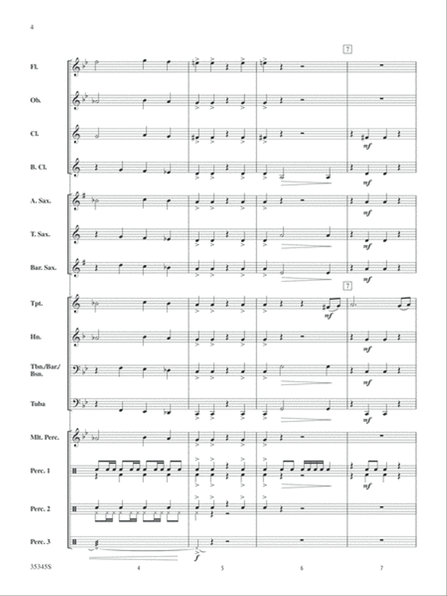 Plaza de Toros: Score Plaza de Toros: Score Concert Band scores gallery preview page 4