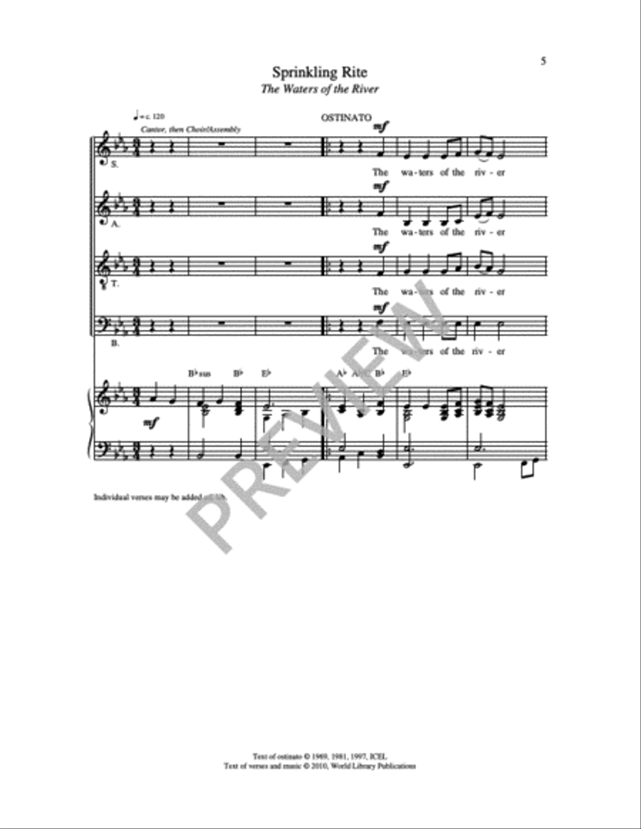 Mass of Wisdom - Choral Edition 4-Part scores gallery preview page 13