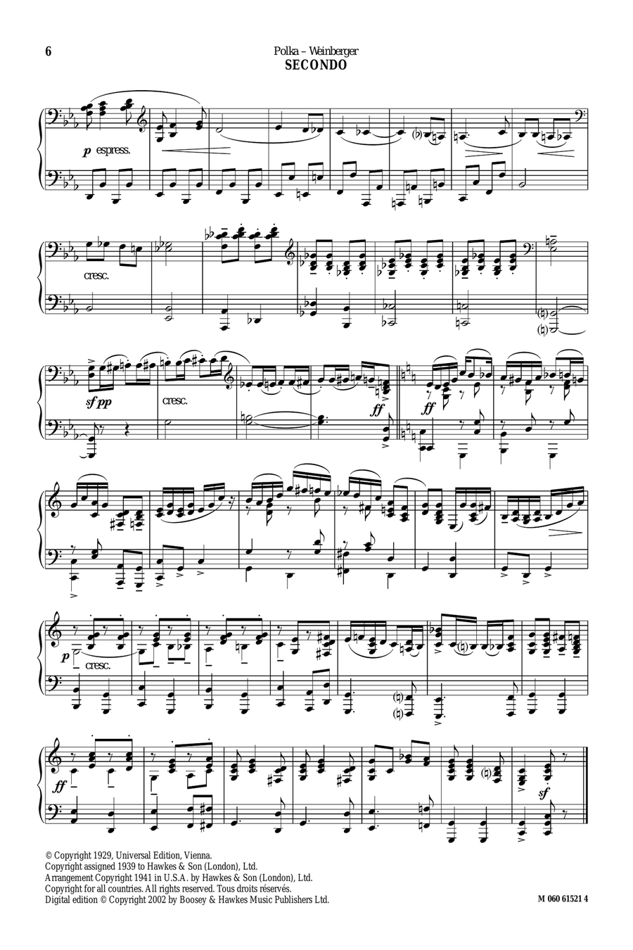 Polka (from Schwanda The Bagpiper) Bagpipe scores gallery preview page 5