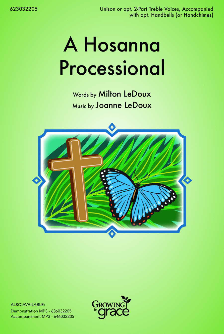 A Hosanna Processional Unison Choir scores gallery preview page 1
