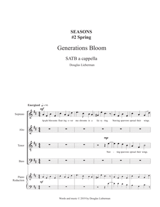 Generations Bloom - #2 from the song cycle "Seasons - A Love Story" by Douglas Lieberman