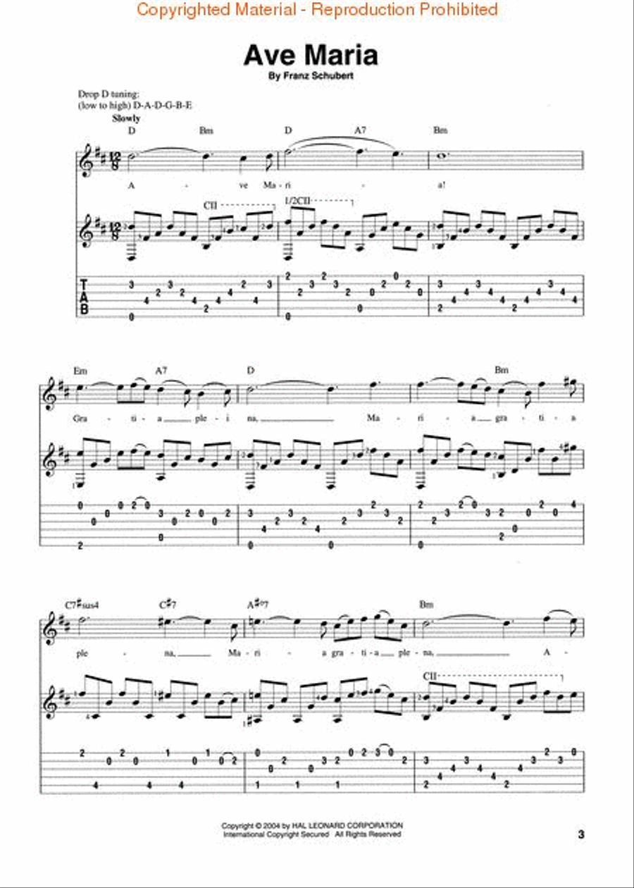 Fingerpicking Classical Acoustic Guitar scores gallery preview page 2