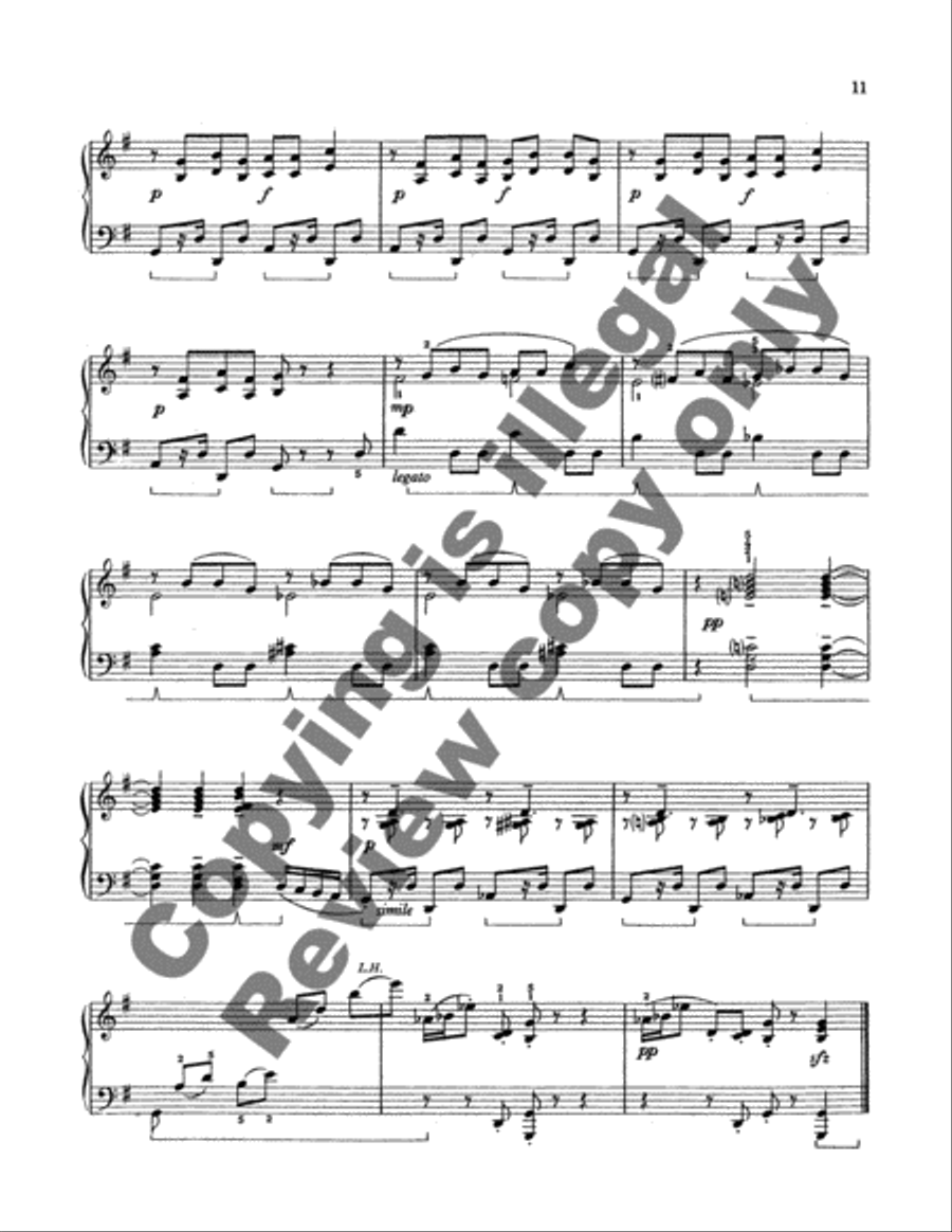 Four For Dancing Piano Solo scores gallery preview page 8