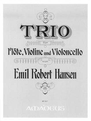 Book cover for Trio D minor