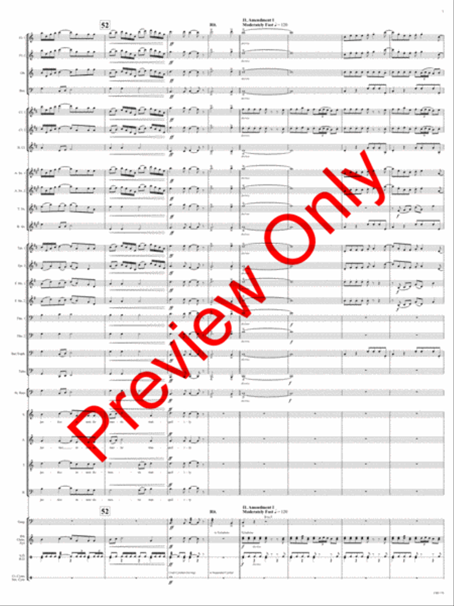 We the People of the United States Choir scores gallery preview page 10