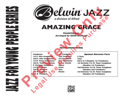 Amazing Grace (Score only) image number null