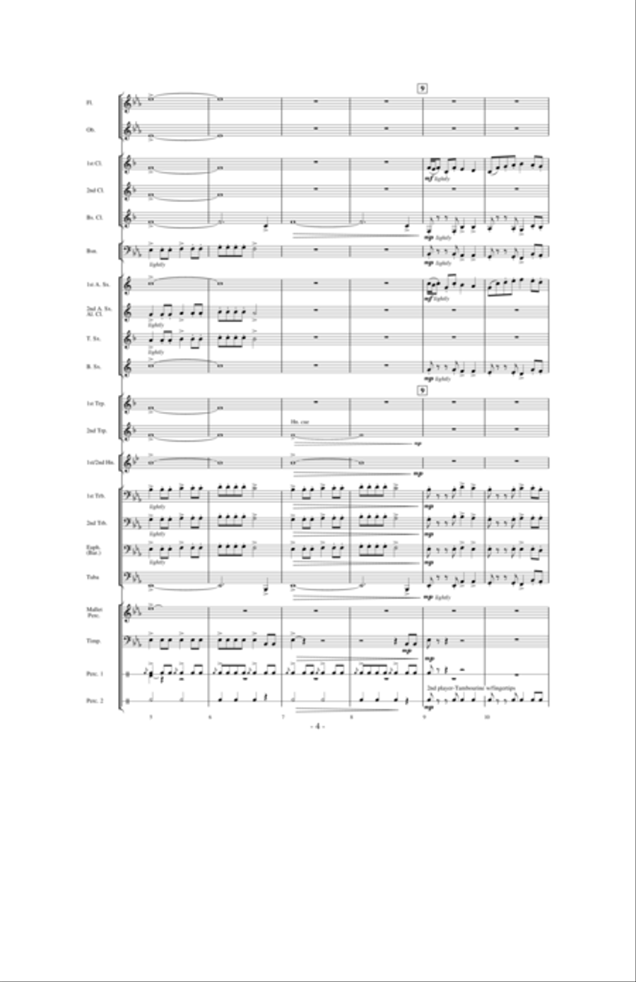 Clark County Celebration Concert Band scores gallery preview page 3