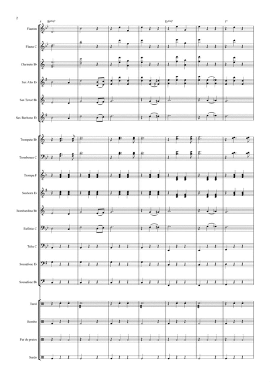 Brasil Imperial Full Orchestra scores gallery preview page 4