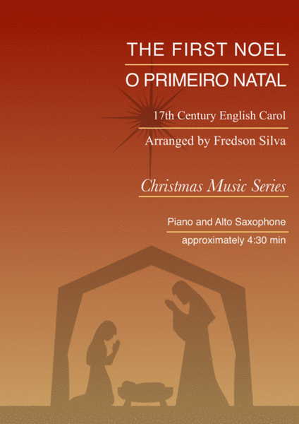 The First Noel (O Primeiro Natal) - Alto Saxophone and Piano image number null