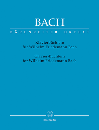 Book cover for Klavierbuechlein fuer Wilhelm Friedemann Bach