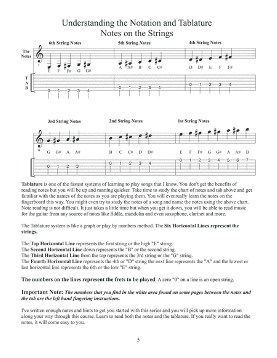 Steve Kaufman's Favorite Traditional Fiddle Tunes Flatpicking Guitar scores gallery preview page 6